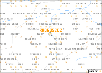 map of Radgoszcz