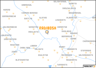 map of Radibosh