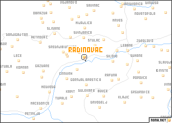map of Radinovac
