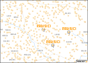 map of Radišići