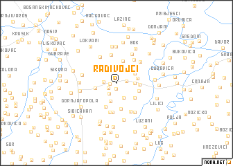 map of Radivojci