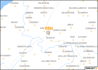 map of Radi