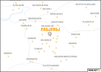 map of Radjradj