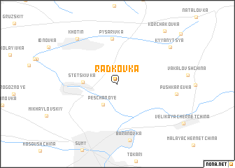 map of Radkovka