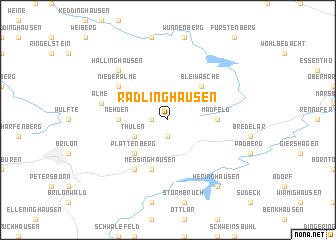 map of Radlinghausen