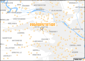 map of Radnor Station