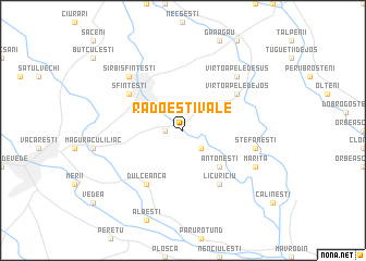 map of Rădoeşti Vale