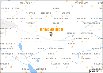 map of Radojewice