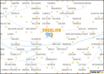 map of Radolina