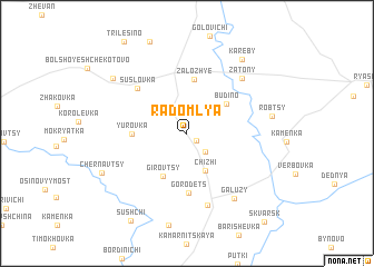 map of Radomlya