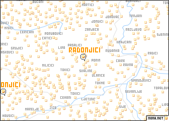 map of Radonjići