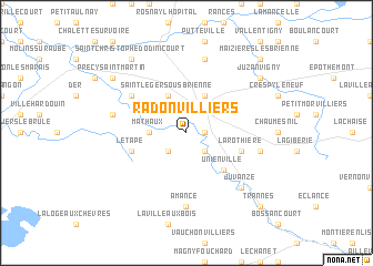 map of Radonvilliers
