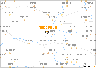 map of Radopole