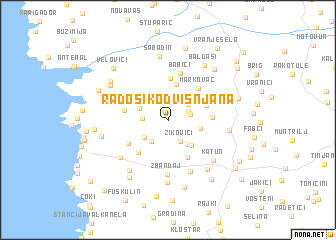 map of Radoši kod Višnjana