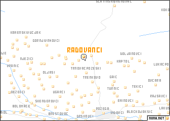 map of Radovanci