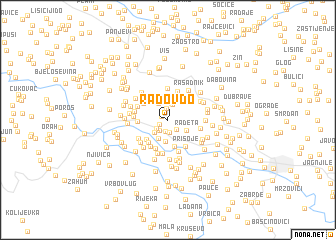 map of Radov Do