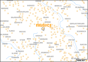 map of Radoviće