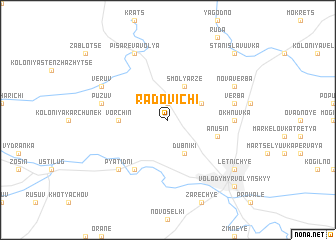 map of Radovichi