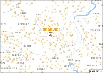 map of Radovići