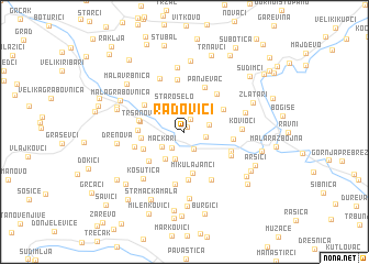 map of Radovići