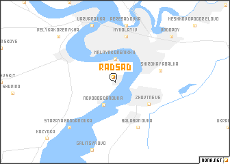 map of Radsad
