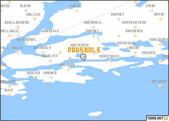 map of Rådsböle