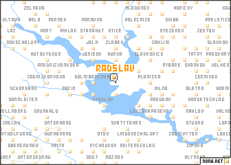 map of Radslav