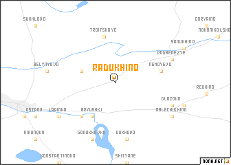 map of Radukhino