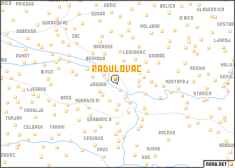 map of Radulovac