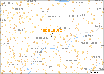 map of Radulovići