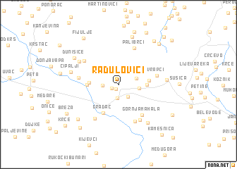 map of Radulovići