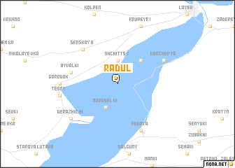 map of Radulʼ