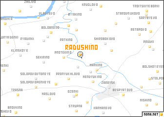 map of Radushino