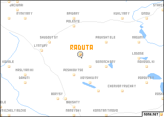 map of Raduta