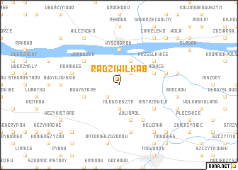 map of Radziwiłka B