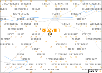 map of Radzymin