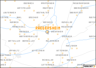 map of Raedersheim