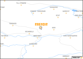 map of Raemoir