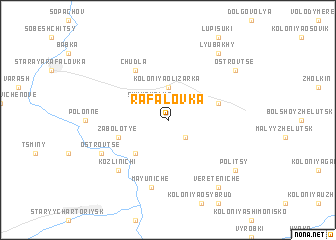 map of Rafalovka