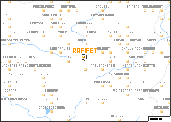 map of Raffet