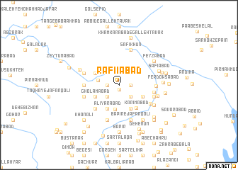 map of Rafī‘īābād