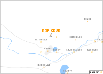 map of Rafikova