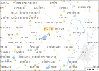 map of Rafīn