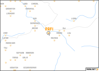 map of Rafī