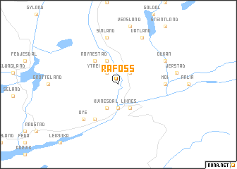 map of Rafoss