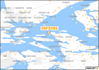 map of Räfsnäs
