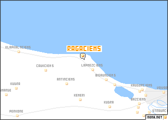 map of Ragaciems