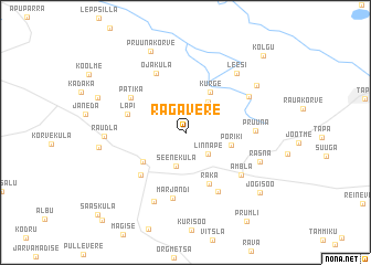 map of Rägavere