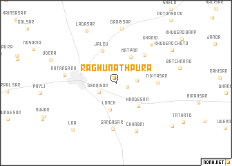 map of Raghunāthpura