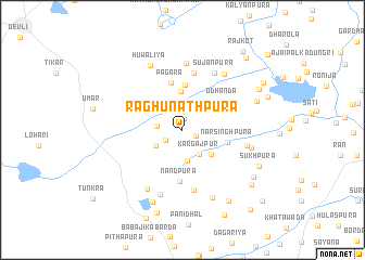 map of Raghunāthpura